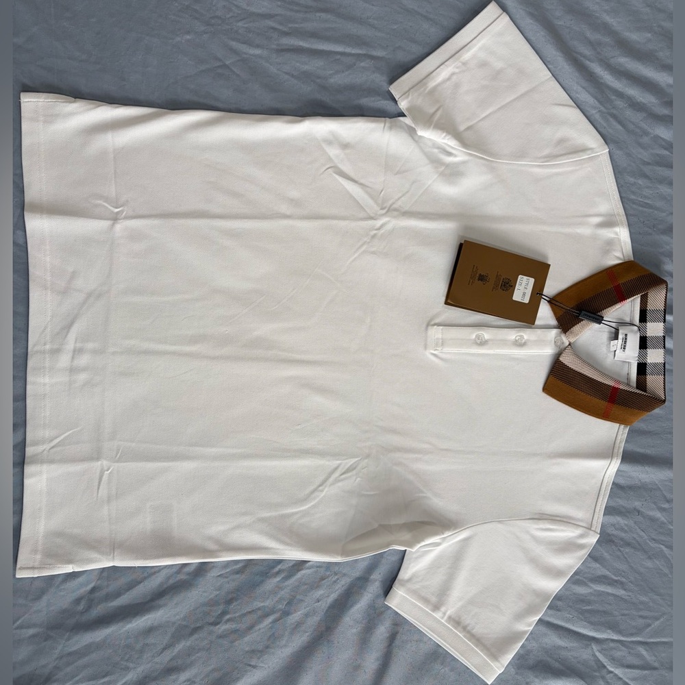 Burberry Check Cotton T-Shirt Receipt Purchase Included🧾✅
